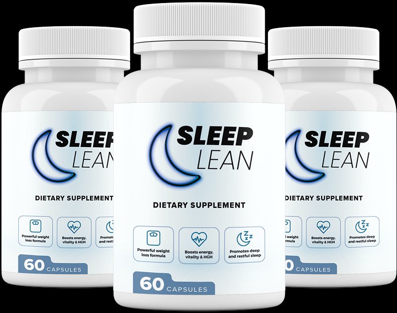 SleepLean 3 bottle popular pack 90 day supply with 2 free bonus books